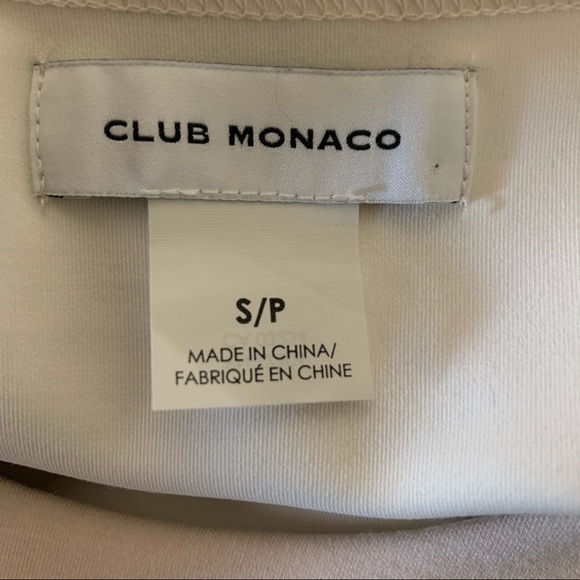 Club Monaco  TShirt With Roll Up Short Sleeves S/P - Picture 7 of 9